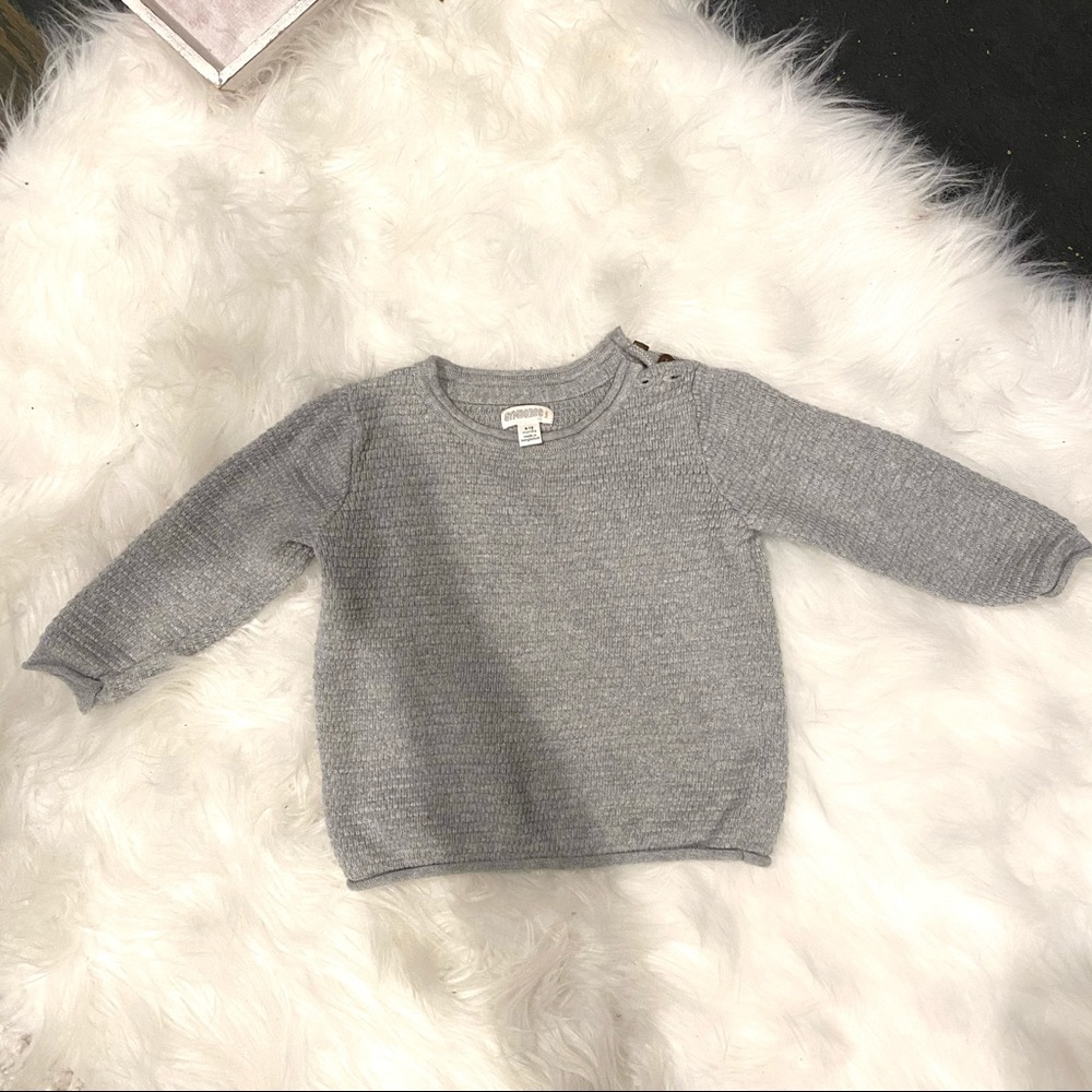 Gymboree baby boy gray sweater